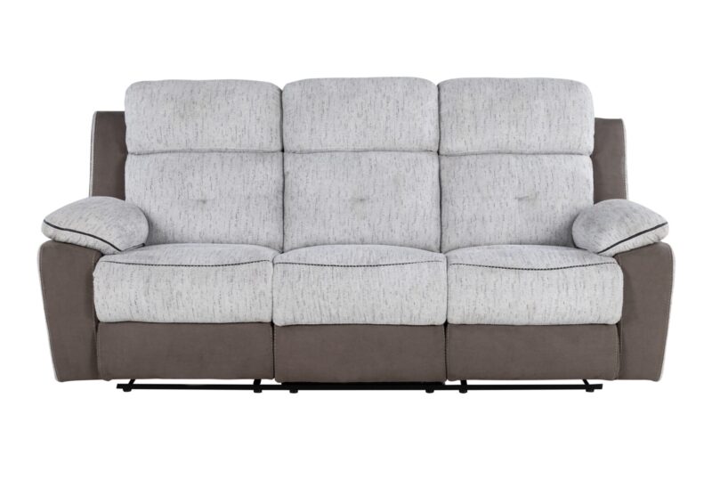 U5050 LIGHT GREY/DARK GREY 30 RECLINING SOFA