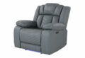 U7068 GREY 10 POWER Recliner WITH LED