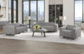 U8521 TAUPE/DARK GREY 36 POWER Reclining Sofa