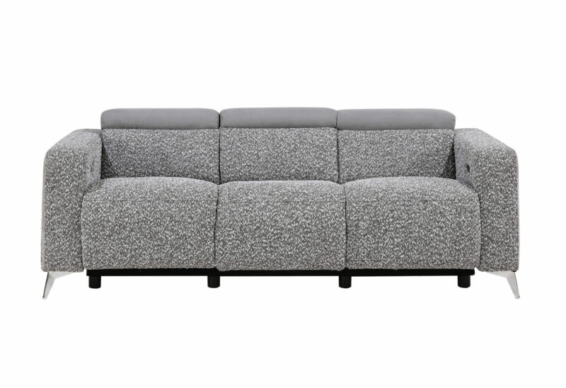 U8521 TAUPE/DARK GREY 36 POWER Reclining Sofa