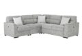 U9401 NICKEL Sectional WITH 3 PILLOWS