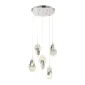 Deuterium Round Chandelier // Chrome