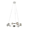 Orbis Halo Chandelier // Polish Nickel