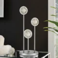 Bubbling Glow Table Lamp // Chrome