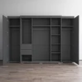 Aria 3D-EXEX Wardrobe with 1 Mirror