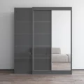 Aria 2D120-EX Wardrobe with 1 Mirror