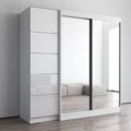 Aria 2D-EX Wardrobe with 2 Mirrors