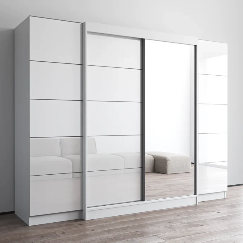 Aria 2D-EXEX Wardrobe with 1 Mirror