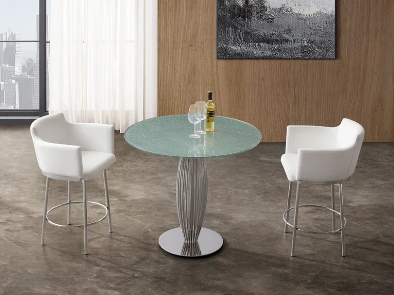 TASSO | COUNTER Table - Silver Rain Drops