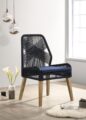 Nakia Woven Rope Dining Side Chairs (Set of 2)