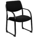 BT-508-BK-GG - Richie Fabric Executive Side Reception Chair