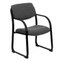 BT-508-GY-GG- Richie Gray Fabric Executive Side Reception Chair