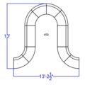 HERCULES Alon Series Black LeatherSoft Reception Configuration, 10 Pieces