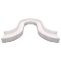 HERCULES Alon Series Melrose White LeatherSoft Reception Configuration, 10 Pieces