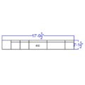 HERCULES Alon Series Melrose White LeatherSoft Reception Configuration, 6 Pieces