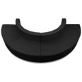 HERCULES Alon Series Black LeatherSoft Reception Configuration, 4 Pieces