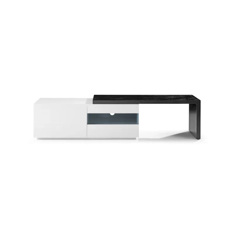 Phantom BLK/WHT TV Cabinet