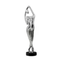 Chrome Woman Sculpture