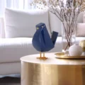 Bird Sculpture // Large Navy Blue