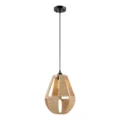 Iron and Ropes 1 Light 12" Diam Pendant // Black and Beige