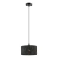 Steel and Ropes with Shade Pendant // Black