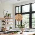 Iron and Ropes 1 Light 11" Diam Pendant // Black and Beige