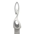 Tall Doll Floor Sculpture // White and Chrome