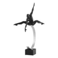 Dynamic Man Sculpture // Black