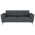 Nolan Upholstered Sloped Track Arm Sofa Charcoal