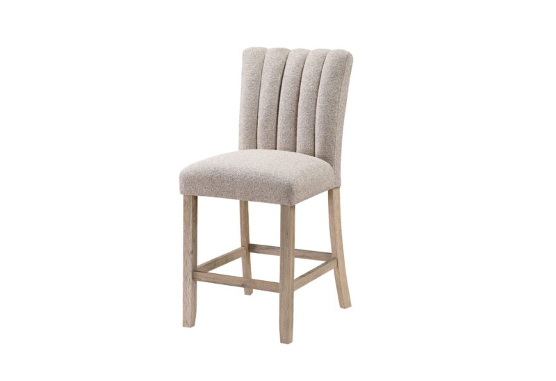 D04 NATURAL BAR TABLE + D8685 BEIGE/NAT BAR STOOL